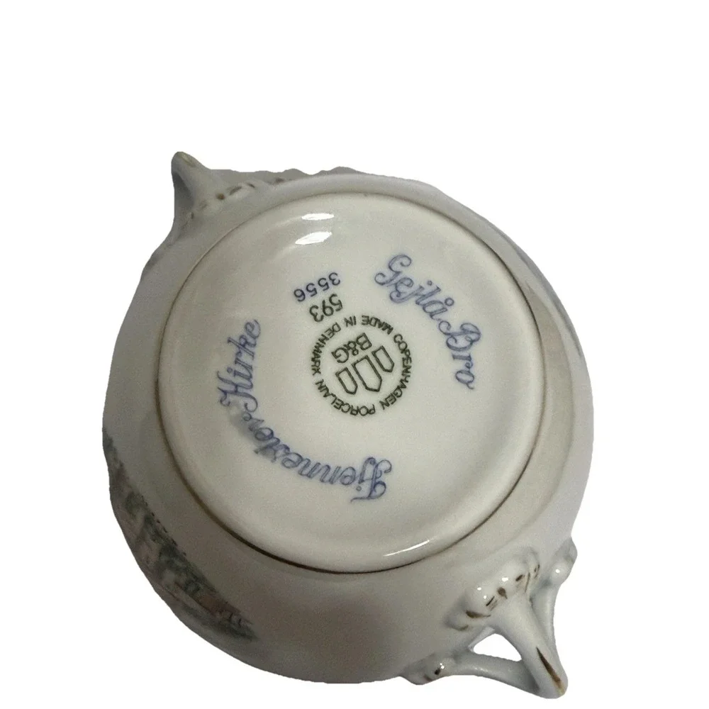 Bing‎ & Grondahl BNG Covered Sugar Bowl Made In Copenhagen Denmark